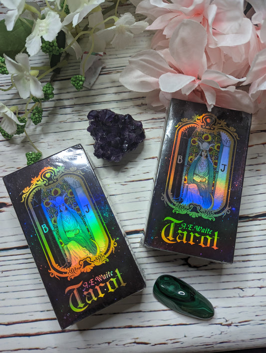 Holographic Rainbow Tarot cards